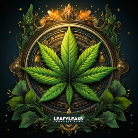 USDA’s Latest Hemp Handbook: Advancing Post-Prohibition Genetic Diversity Illustration of a cannabis leaf intertwined with Hemp Handbook, a guide to genetics and cultivation. Created by LeafyLeaks AI.