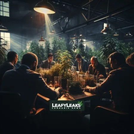 Schumer Plans Swift Vote on Marijuana Banking Bill Despite GOP Opposition Alt text: Cannabis industry leader discussing Marijuana Banking Bill during a conference. Cannabis News by LeafyLeaks.com, Ai Generated image for Leafy Leaks.