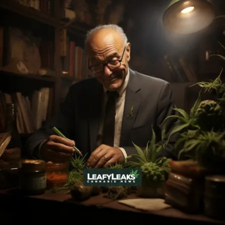 Marijuana Banking Bill - Cannabis News by LeafyLeaks.com, Ai Generated image for Leafy Leaks