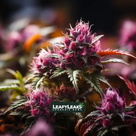 A cannabis enthusiast tending to homegrown plants with the Home Grow Option - Cannabis News by LeafyLeaks.com, Ai Generated image for Leafy Leaks