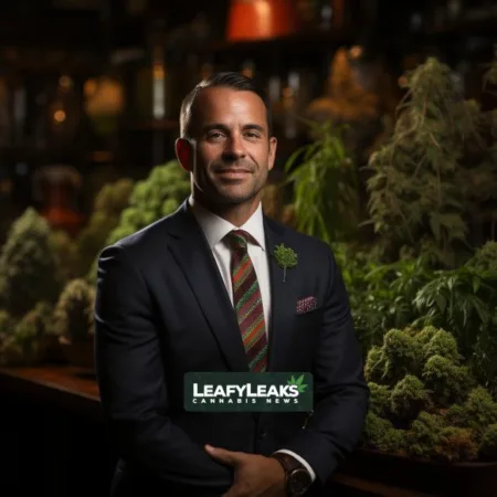 Alt Text: Mayor Steven Fulop in the Police Lawsuit Marijuana news article image. Cannabis News by LeafyLeaks.com, Ai Generated image for Leafy Leaks.