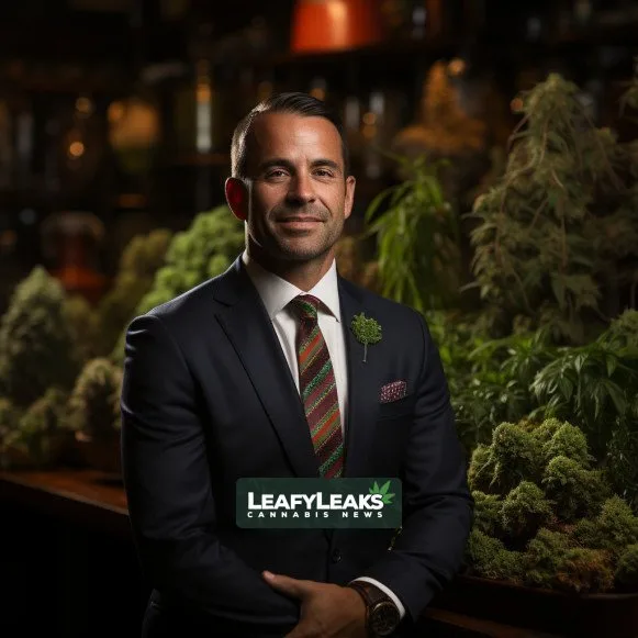 Alt Text: Mayor Steven Fulop in the Police Lawsuit Marijuana news article image. Cannabis News by LeafyLeaks.com, Ai Generated image for Leafy Leaks.