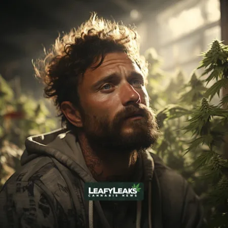Medical Cannabis Patient with Marijuana Plants - LeafyLeaks.com