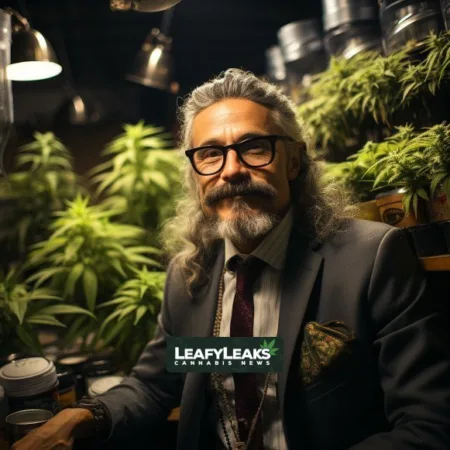An image of a physician advocating for Drug Policy Reform in a cannabis-friendly environment.