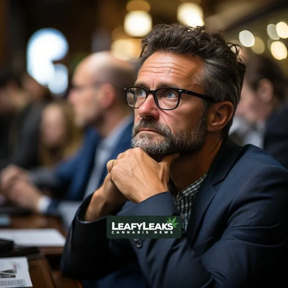 Marijuana Legalization Pennsylvania - Rep. Dan Frankel discussing cannabis reform. Cannabis News by LeafyLeaks.com, AI Generated image for Leafy Leaks.