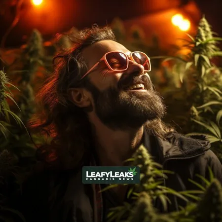 An activist holding a sign advocating for Marijuana Decriminalization in Lubbock, Texas.