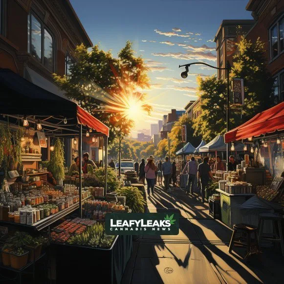 Marijuana Tax Revenue - Cannabis News by LeafyLeaks.com, Ai Generated image for Leafy Leaks
