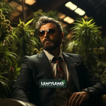 New York Senate Committees Address Challenges in Cannabis Legalization Rollout Cannabis Legalization Challenges - A cannabis industry leader addressing issues. Cannabis News by LeafyLeaks.com, Ai Generated image for Leafy Leaks