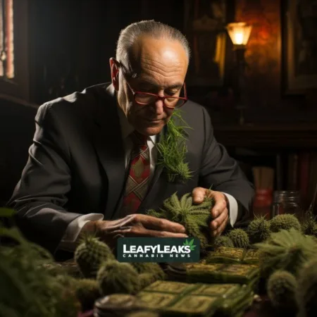 Marijuana Banking Bill - Cannabis News by LeafyLeaks.com, Ai Generated image for Leafy Leaks