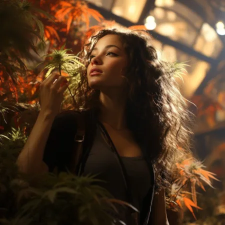 Congressional Researchers Warn About High Federal Marijuana Taxes Federal Marijuana Taxes - A person in a cannabis garden