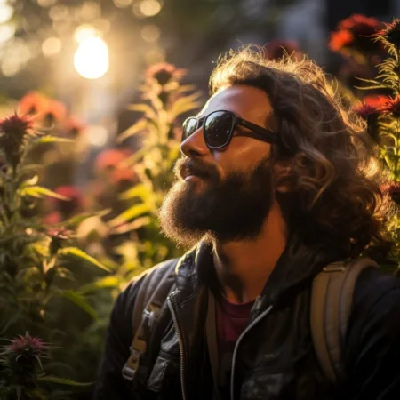Cannabis legalization concept with Ohio voters at the ballot.