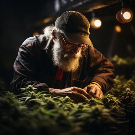 Michigan’s New Marijuana Social Equity Grant Program Boosts Businesses and Communities A person holding a cannabis plant in a Michigan dispensary, representing Marijuana Social Equity in the cannabis industry. Alt Text: Marijuana Social Equity in Action.