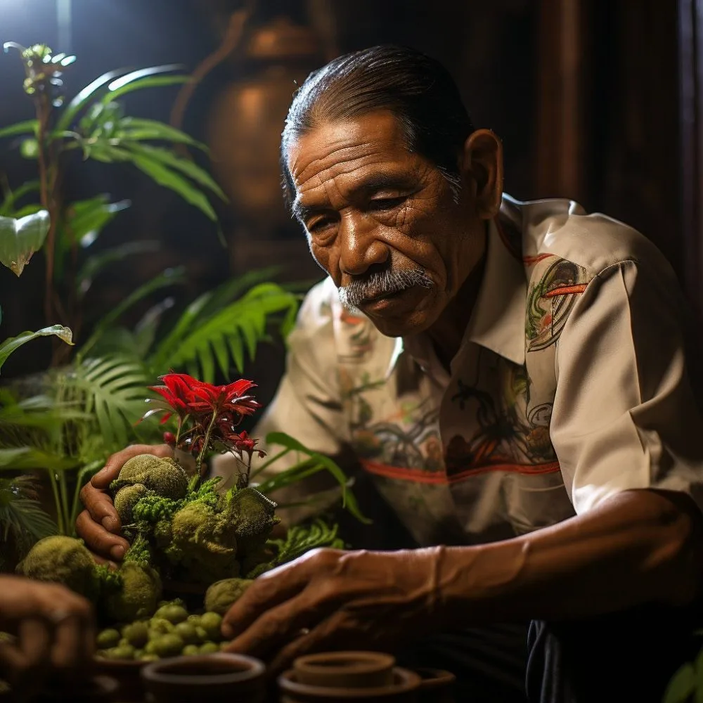 Image of Indonesian President Joko Widodo discussing Kratom Import Restrictions - Cannabis News by LeafyLeaks.com, Ai Generated image for Leafy Leaks