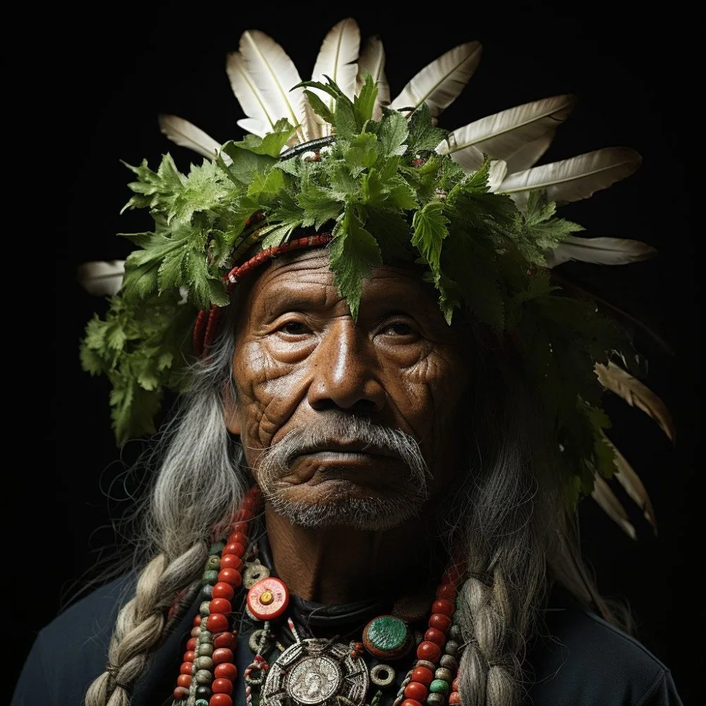 Capture a vivid image of Todd Thompson, the defiant figure behind Minnesota tribal marijuana. Realistic, artistic, unique.