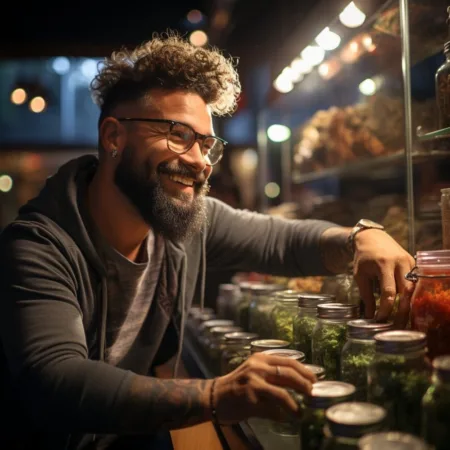 Young Adults Reduce Alcohol and Tobacco Use After Marijuana Legalization, Study Shows Young adult enjoying cannabis - Marijuana Legalization Study