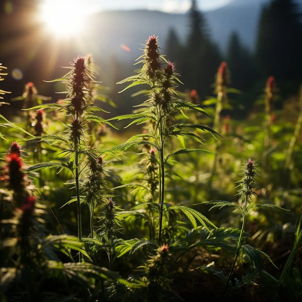Cannabinoid Products - Explore the world of hemp-derived delights. Cannabis News by LeafyLeaks.com, Ai Generated image for Leafy Leaks.