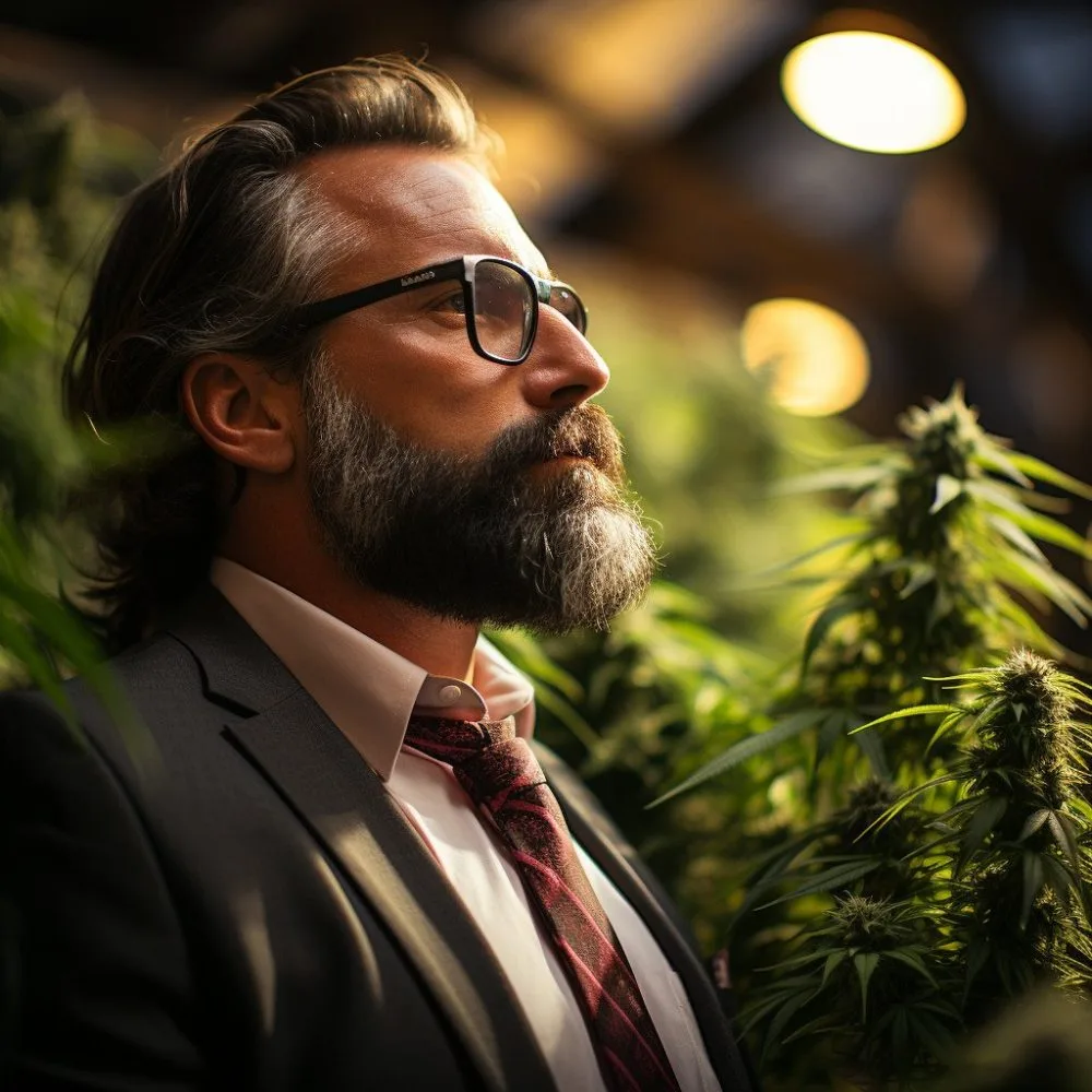Alt Text: A diverse group of people discussing psychedelics reform and mental health treatment.
