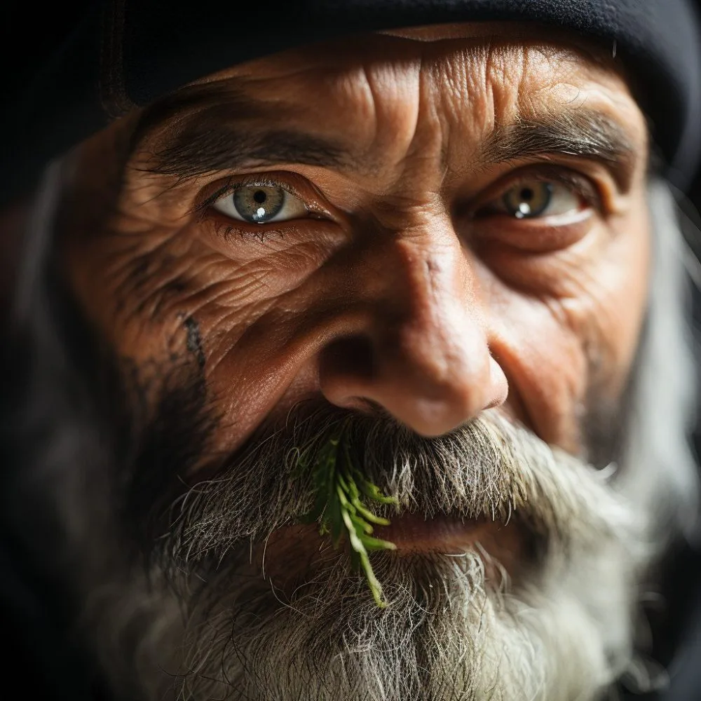 A close-up of a person in Montana's cannabis industry discussing the Marijuana Fee Hike. Cannabis News by LeafyLeaks.com, Ai Generated image for Leafy Leaks.
