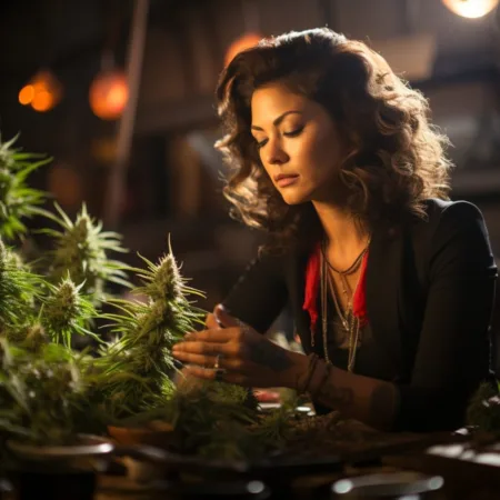 Hawaii Attorney General’s Marijuana Legalization Bill Sparks Debate Among Lawmakers and Advocates Marijuana Legalization Bill - Anne Lopez Discussing Cannabis News by LeafyLeaks.com, Ai Generated image for Leafy Leaks