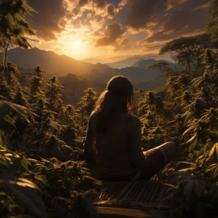 Study Shows NYC Drug Overdose Prevention Centers Don’t Increase Crime, According to American Medical Association A person enjoying cannabis outdoors. Cannabis News by LeafyLeaks.com, Ai Generated image for Leafy Leaks.