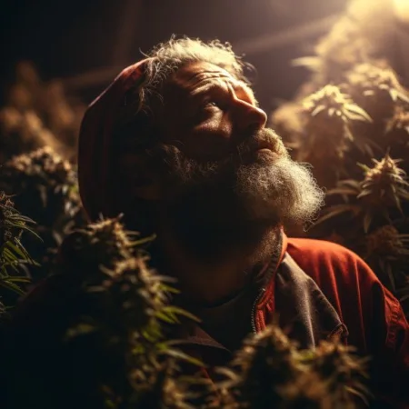 Medical Marijuana Program Expands Amid Israel-Hamas War Person using medical marijuana, Cannabis News by LeafyLeaks.com, Ai Generated image for Leafy Leaks