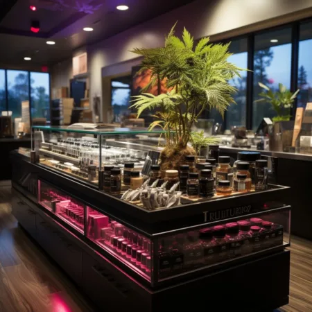 Mississippi Medical Marijuana Dispensary Owner Sues State Over Advertising Ban A vibrant scene at Tru Source Medical Cannabis in Olive Branch, Mississippi, showcasing the essence of cannabis culture. Cannabis News by LeafyLeaks.com.