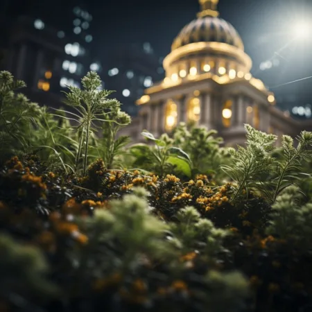 Ohio Senate Marijuana Bill - Cannabis News by LeafyLeaks.com, Ai Generated image for Leafy Leaks