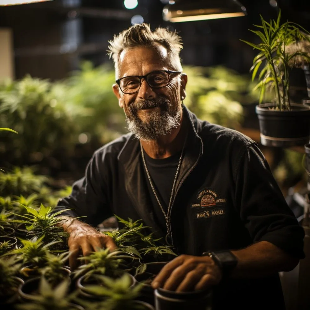 An image depicting the Plastic Recycling Program in action at a cannabis dispensary.