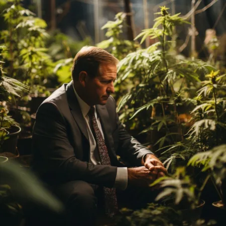 Marijuana Legalization Debate - Cannabis News by LeafyLeaks.com, Ai Generated image for Leafy Leaks