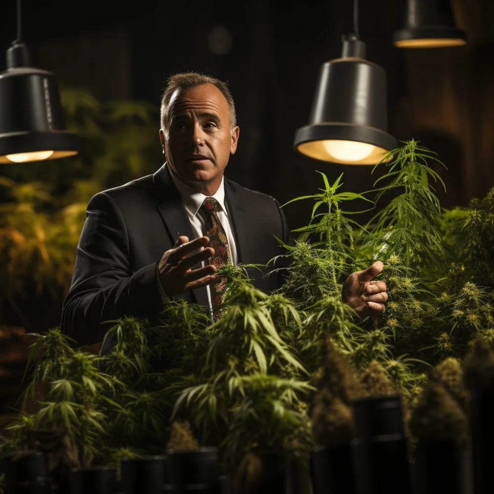 Medical Marijuana Proposal discussion by Robin Vos - Cannabis News by LeafyLeaks.com, Ai Generated image for Leafy Leaks