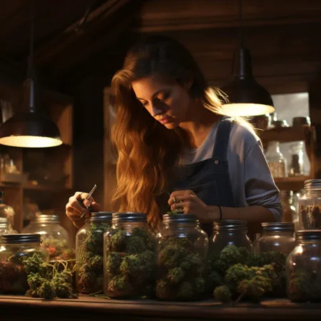 Jesse Marie Villars, Cannabis Entrepreneur, Lambertville Dispensary, Vibrant Marijuana Plants