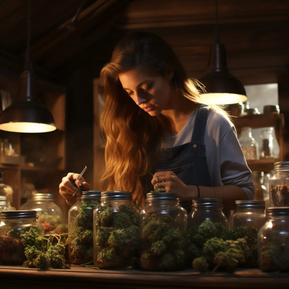 Jesse Marie Villars, Cannabis Entrepreneur, Lambertville Dispensary, Vibrant Marijuana Plants