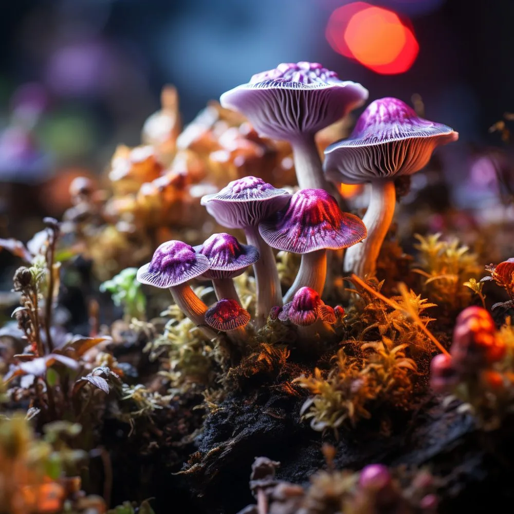 An image depicting Psilocybin Legalization in Rhode Island. Cannabis News by LeafyLeaks.com, Ai Generated image for Leafy Leaks.