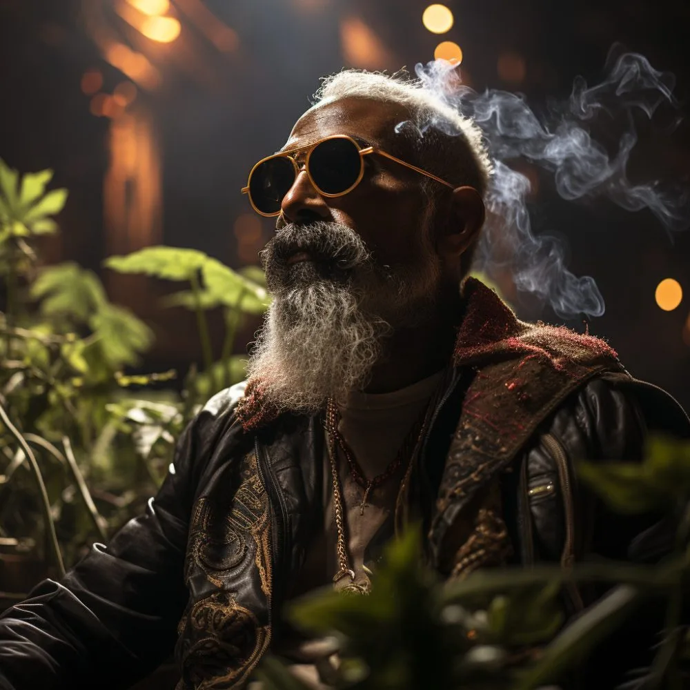 An image depicting Ramaswamy advocating for VA Access to medical marijuana and psychedelics for veterans. Cannabis News by LeafyLeaks.com, Ai Generated image for Leafy Leaks.