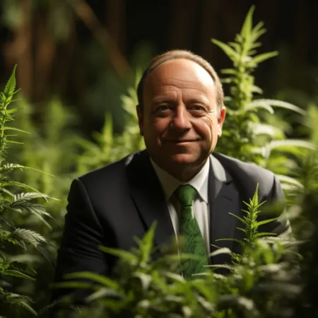 Major Companies and Colorado Governor Lobby for Marijuana Reform in Federal Legislation Alt Text: Marijuana Reform Lobbying - Cannabis News by LeafyLeaks.com, Ai Generated image for Leafy Leaks