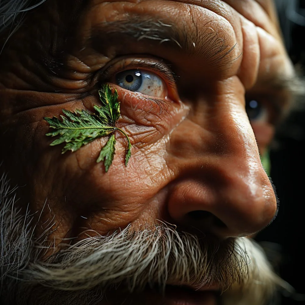 Close-up of a person affected by marijuana laws in a legal cannabis setting. Keyphrase: Marijuana Offenders Impact.