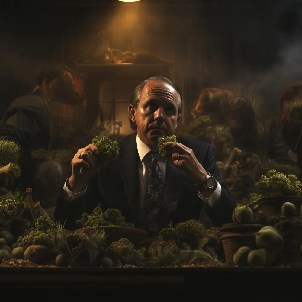 Decriminalization Challenge - Cannabis News by LeafyLeaks.com, Ai Generated image for Leafy Leaks