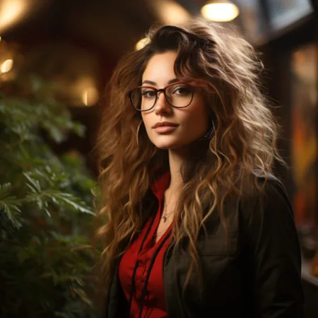 Alt Text: Chelsea Higgs Wise advocating for Virginia Marijuana Legalization