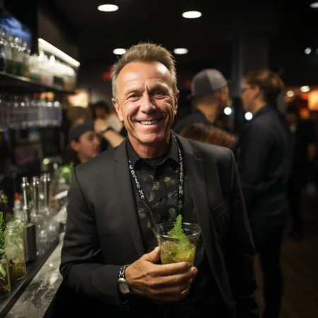 Cannabis Lounge opening event, Cannabis News by LeafyLeaks.com, Ai Generated image for Leafy Leaks