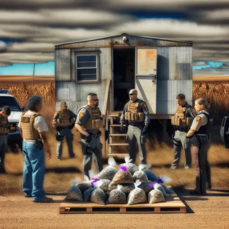 marijuana mushrooms trailer bust