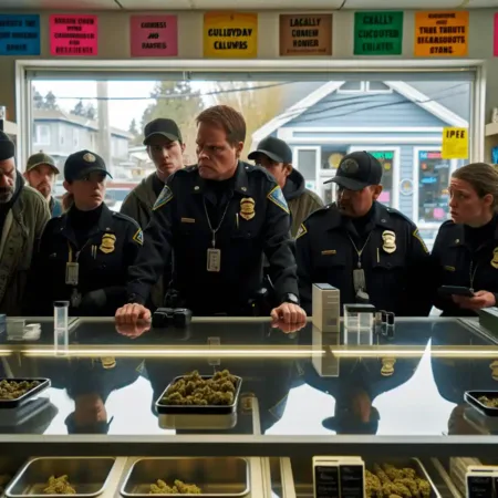 THC legality police raid