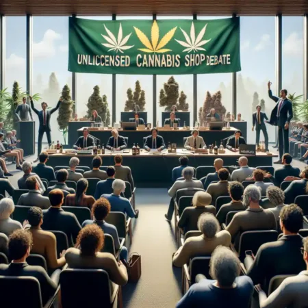 unlicensed cannabis shop