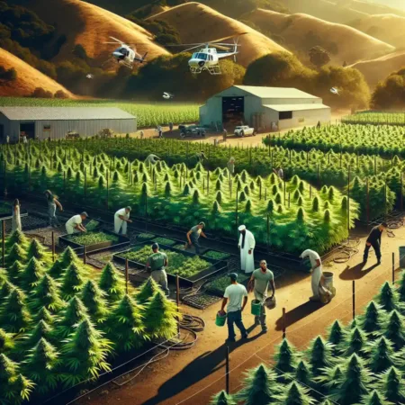 Cannabis farm raids