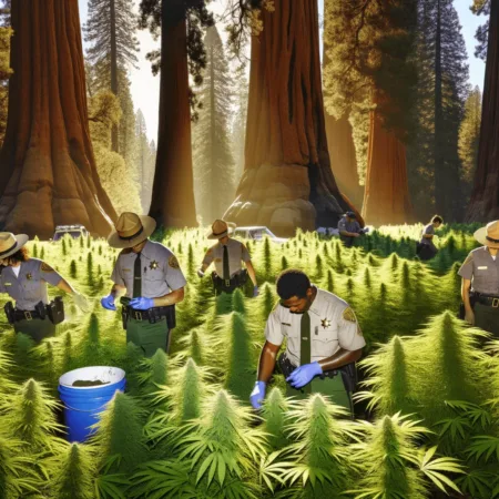 marijuana grow site Sequoia