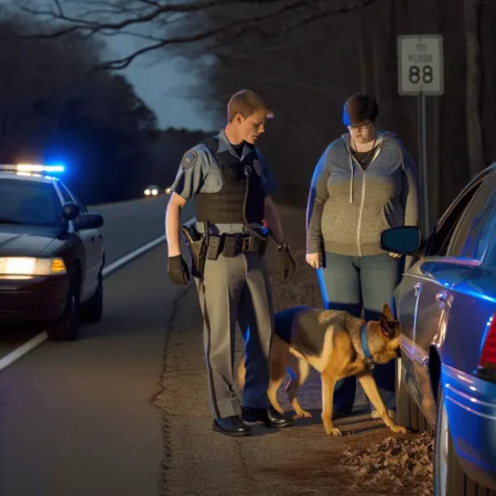 K9 marijuana traffic stop