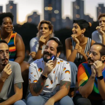 sexual identity cannabis vaping
