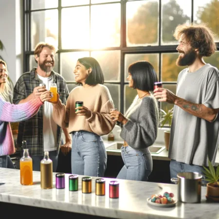 CBD seltzers and gummies