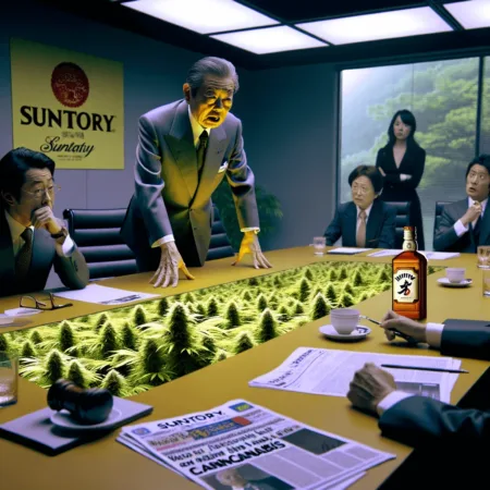 Suntory CEO resignation cannabis
