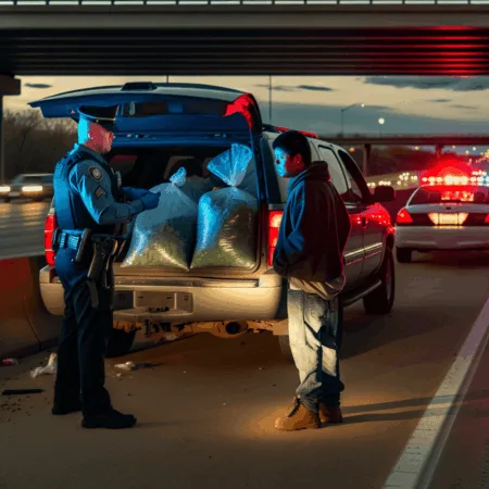 Caught in the act! Dive into the real story behind a traffic stop marijuana seizure that stunned authorities. What happened next may shock you.