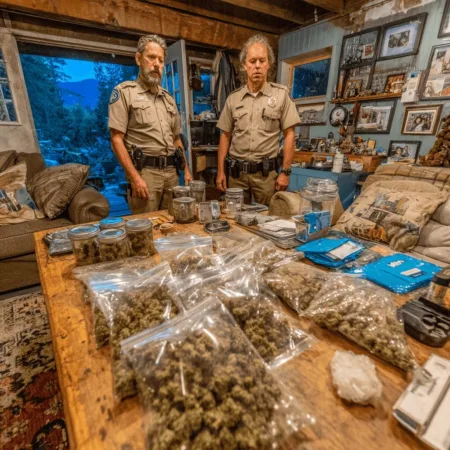 You won't believe what authorities found in this meth marijuana home raid! Click to uncover the untold story and see exclusive details from inside.